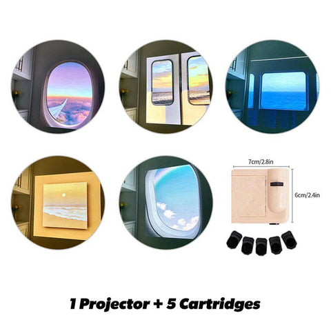 nep raam mini projector nachtlamp kamer